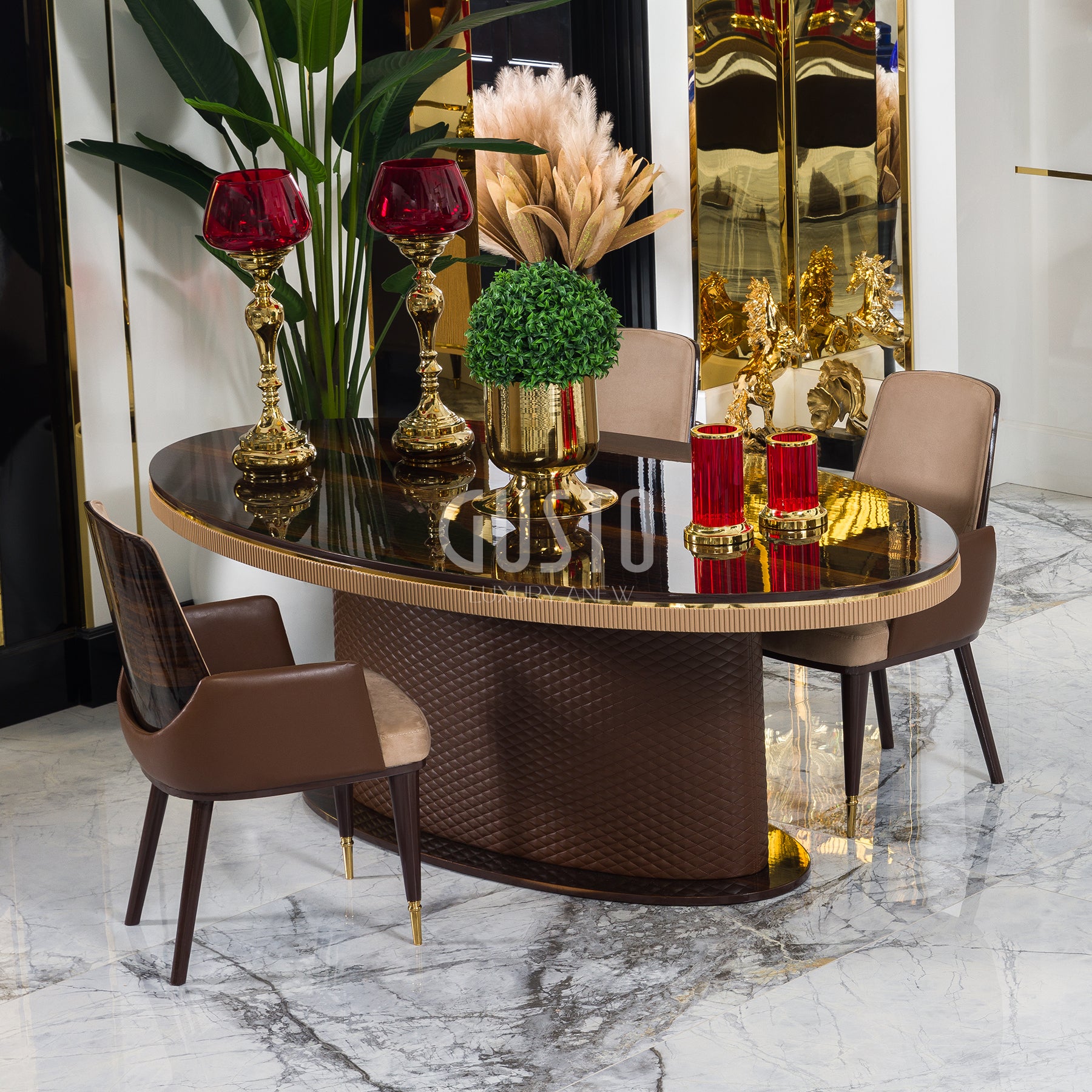 Monarch Modern Luxury Dining Set