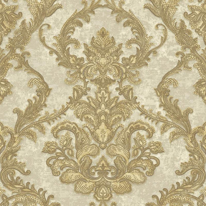 Gusto Wallpaper 1303 Series | Rich Damask Design Wallpaper