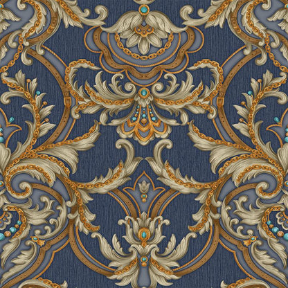 Gusto Wallpaper 1308 Series | Classical Damask Wallpaper