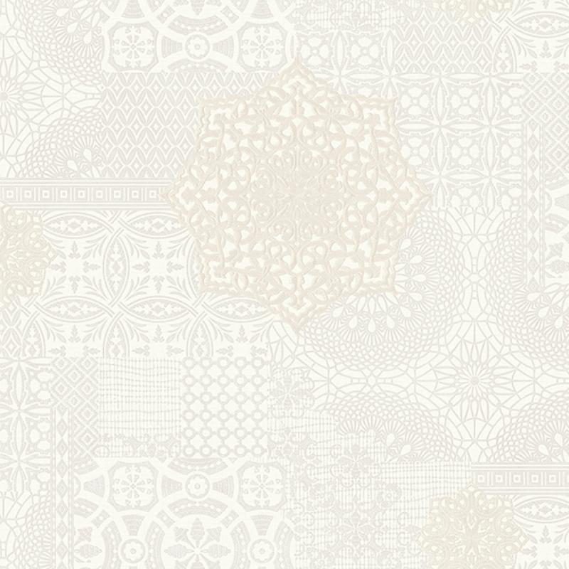 Gusto Wallpaper 1409 Series | Geometric Damask Design Wallpaper