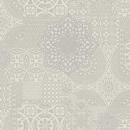 Gusto Wallpaper 1409 Series | Geometric Damask Design Wallpaper