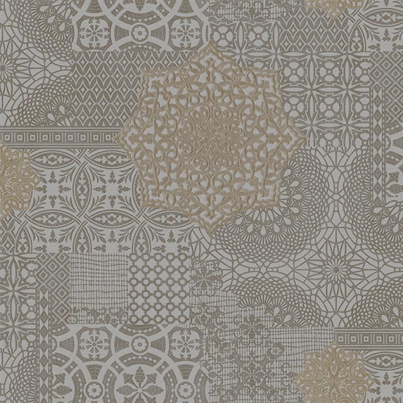 Gusto Wallpaper 1409 Series | Geometric Damask Design Wallpaper