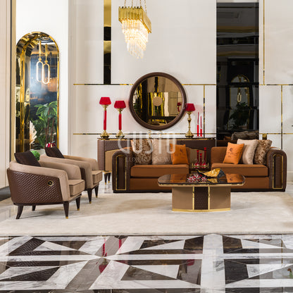 Monarch Modern Luxury Sofa Set