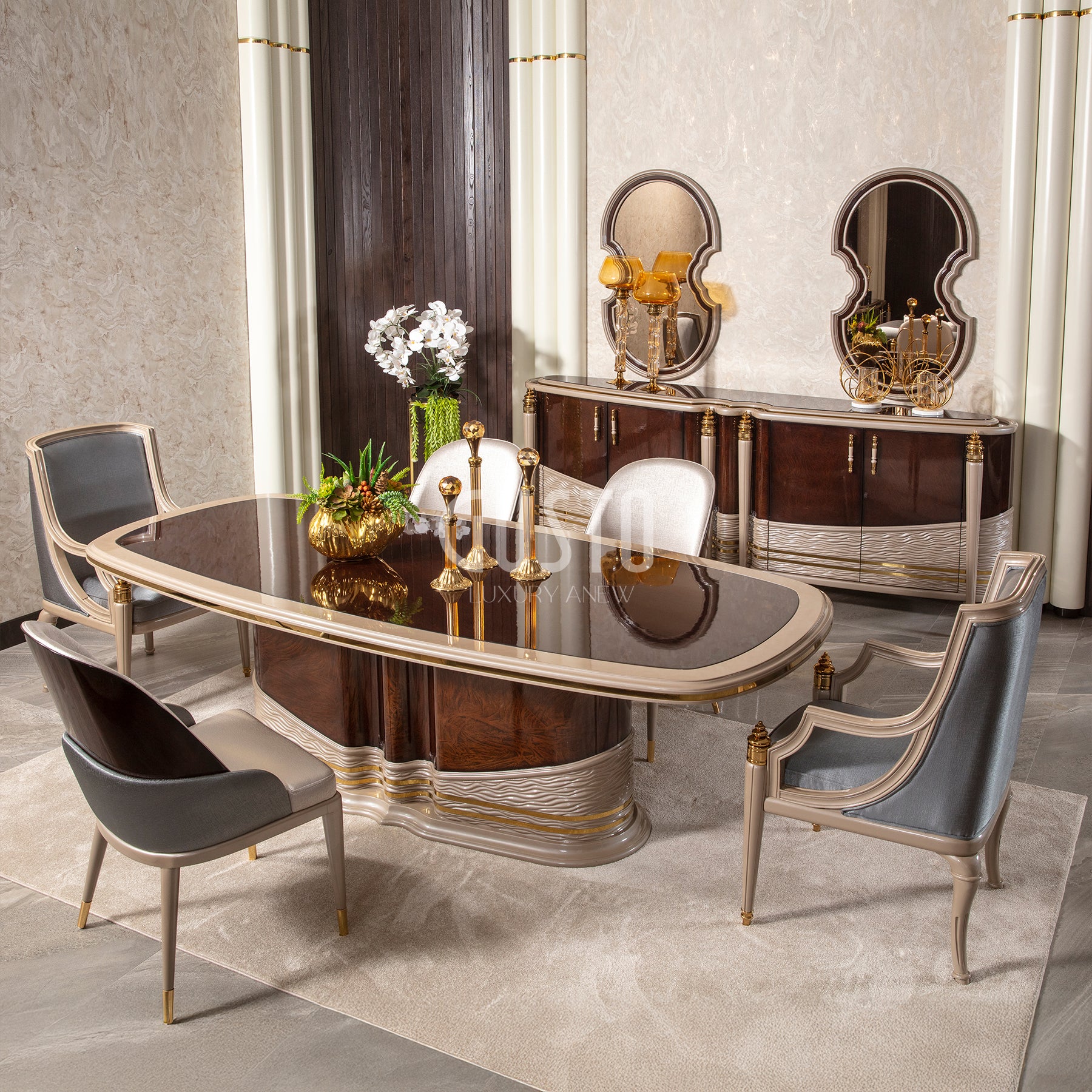 Montaro Crown Dining Set