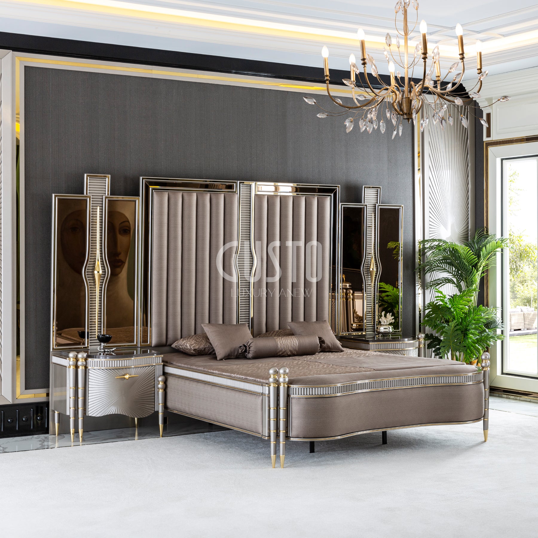 Regalia Luxe Bedroom Set – Sophisticated Comfort & Timeless Elegance