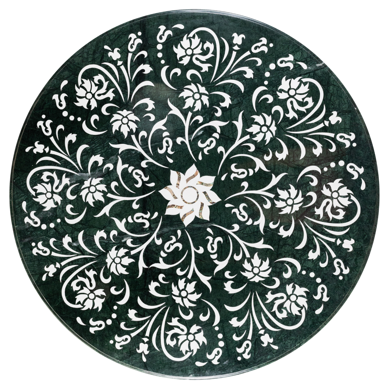 Pietra Dura Round – Mughal Garden