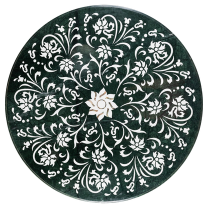 Pietra Dura Round – Mughal Garden