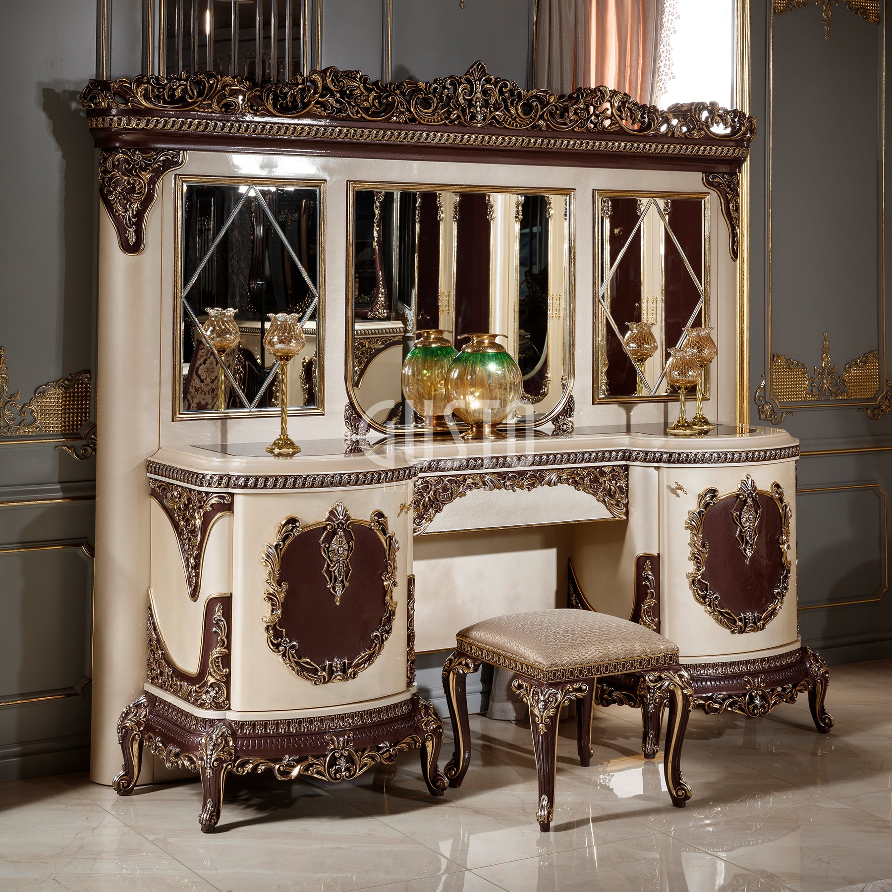 Versailles Royale Bedroom Set – Complete Luxury Ensemble