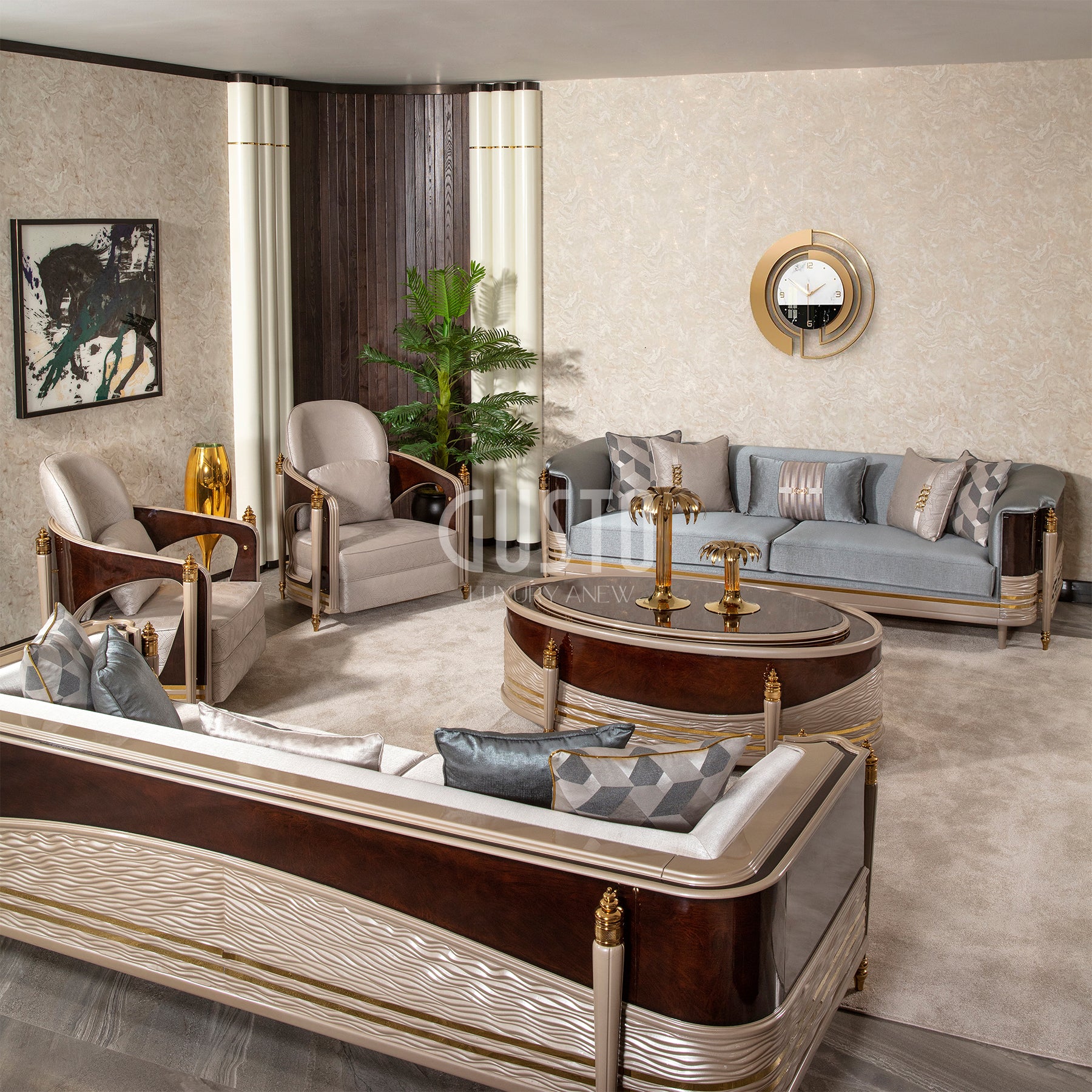 Montaro Crown Living Set