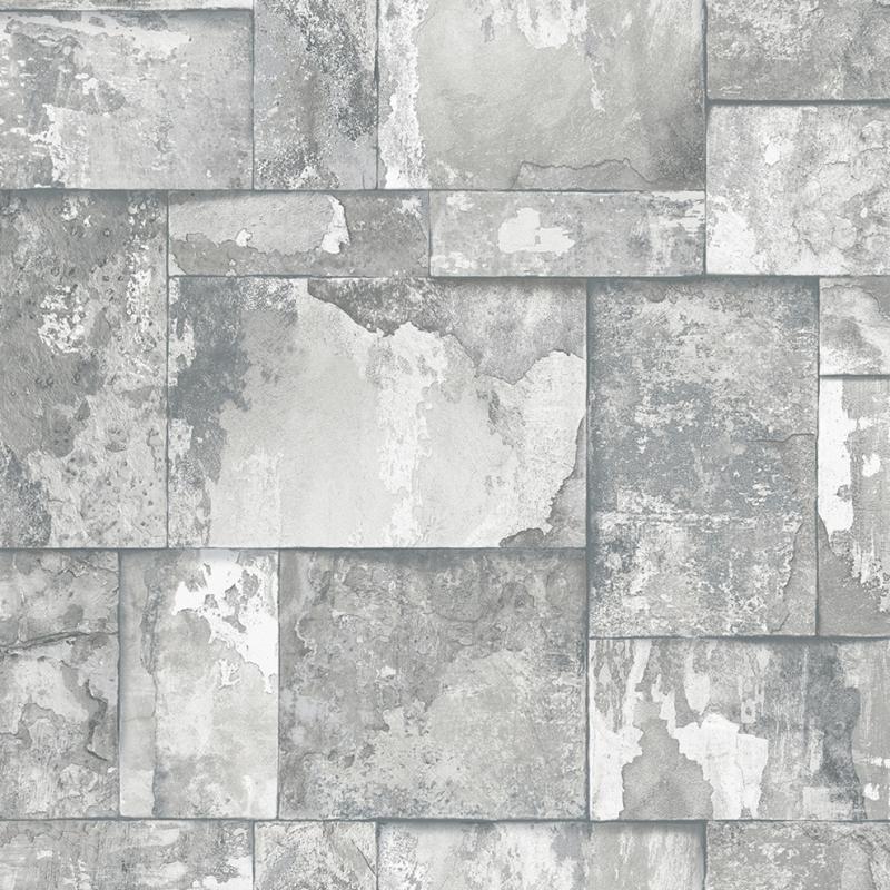 Gusto Wallpaper 23106 Series | Geometric Stone Design Wallpaper