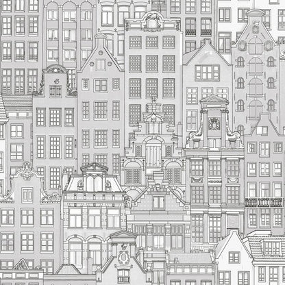 Gusto Wallpaper 23115 Series | Amsterdam Houses Modern Design Wallpaper