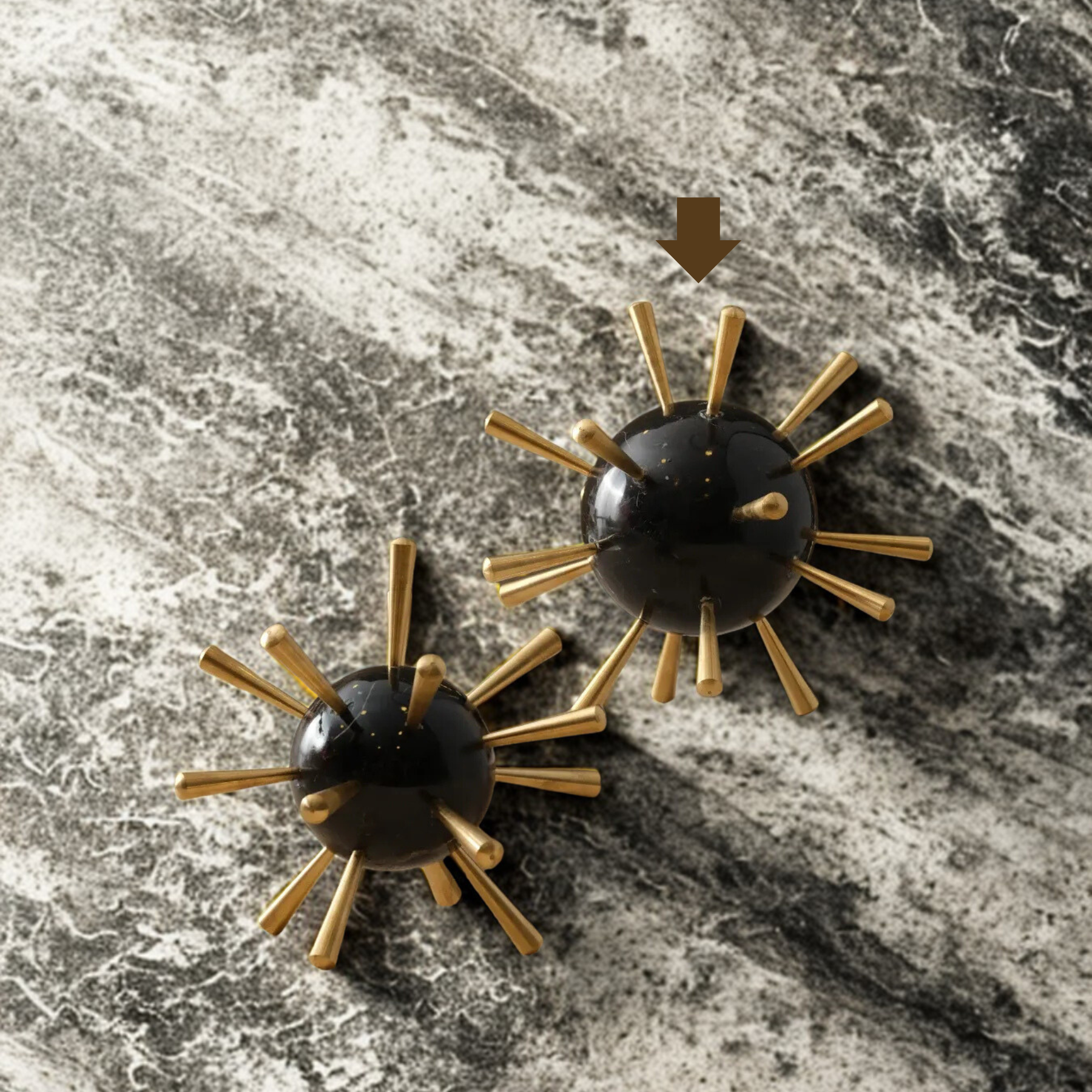 Orbis Starburst Sculpture – Large (Black)