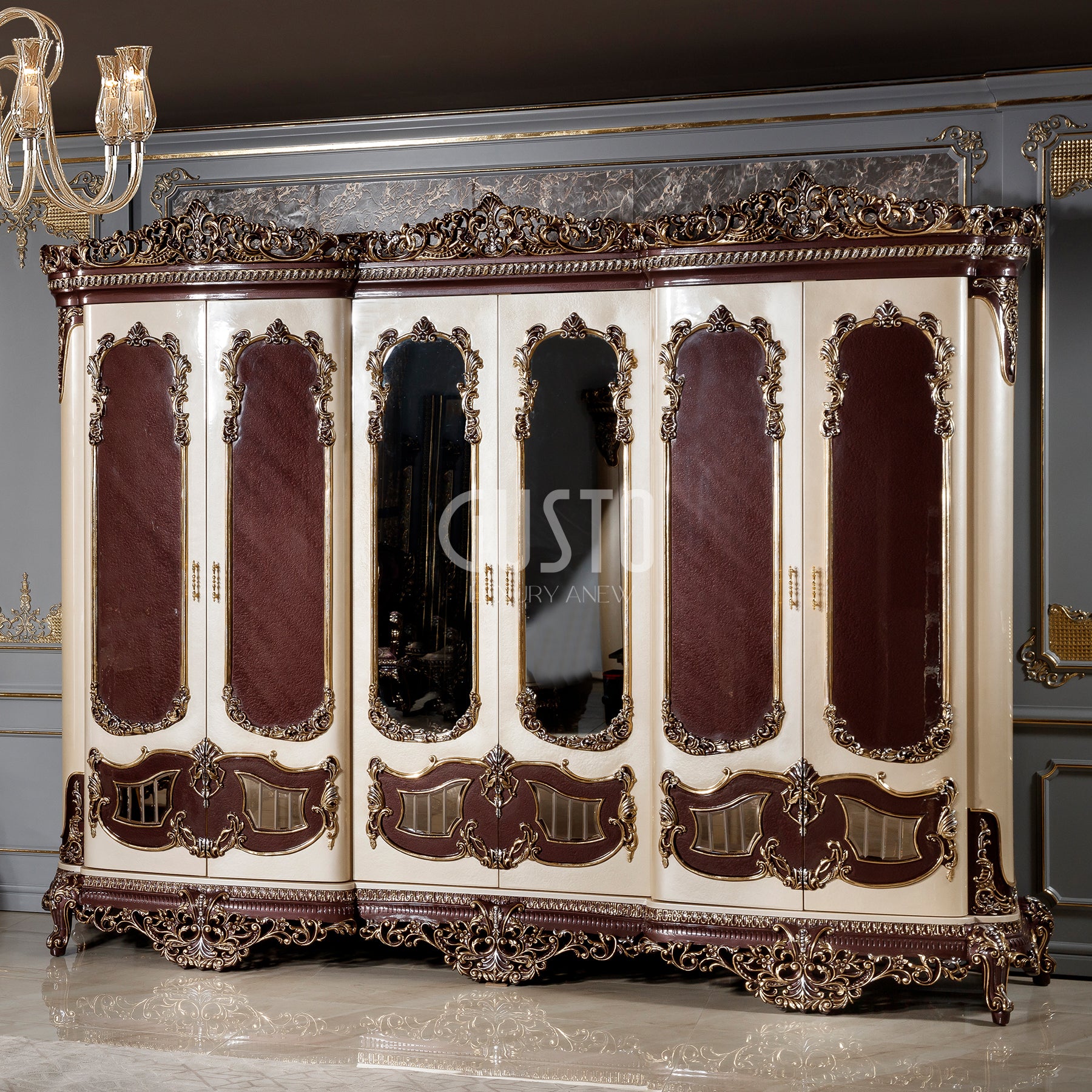 Versailles Royale Bedroom Set – Complete Luxury Ensemble