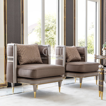 Regalia Luxe Sofa Set – Classic Glamour & Modern Craftsmanship