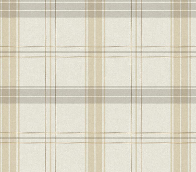 Gusto Wallpaper 3714 Serie | Geometric Textile Inspiration Checkered Pattern Wallpaper