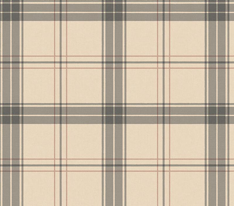 Gusto Wallpaper 3714 Serie | Geometric Textile Inspiration Checkered Pattern Wallpaper