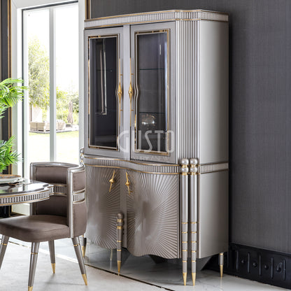 Regalia Luxe Dining Set – Opulent Detailing & Timeless Elegance