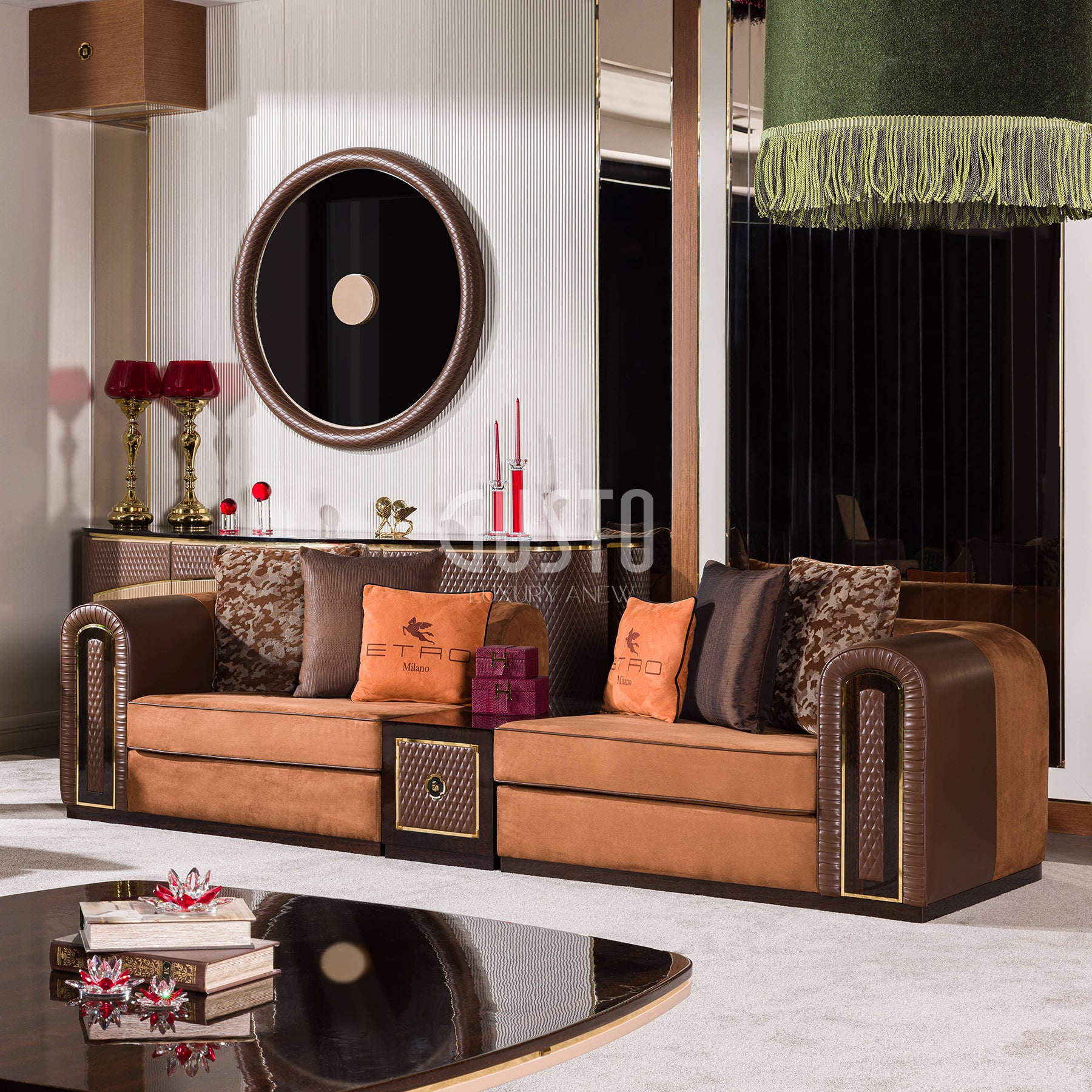 Monarch Modern Luxury Sofa Set