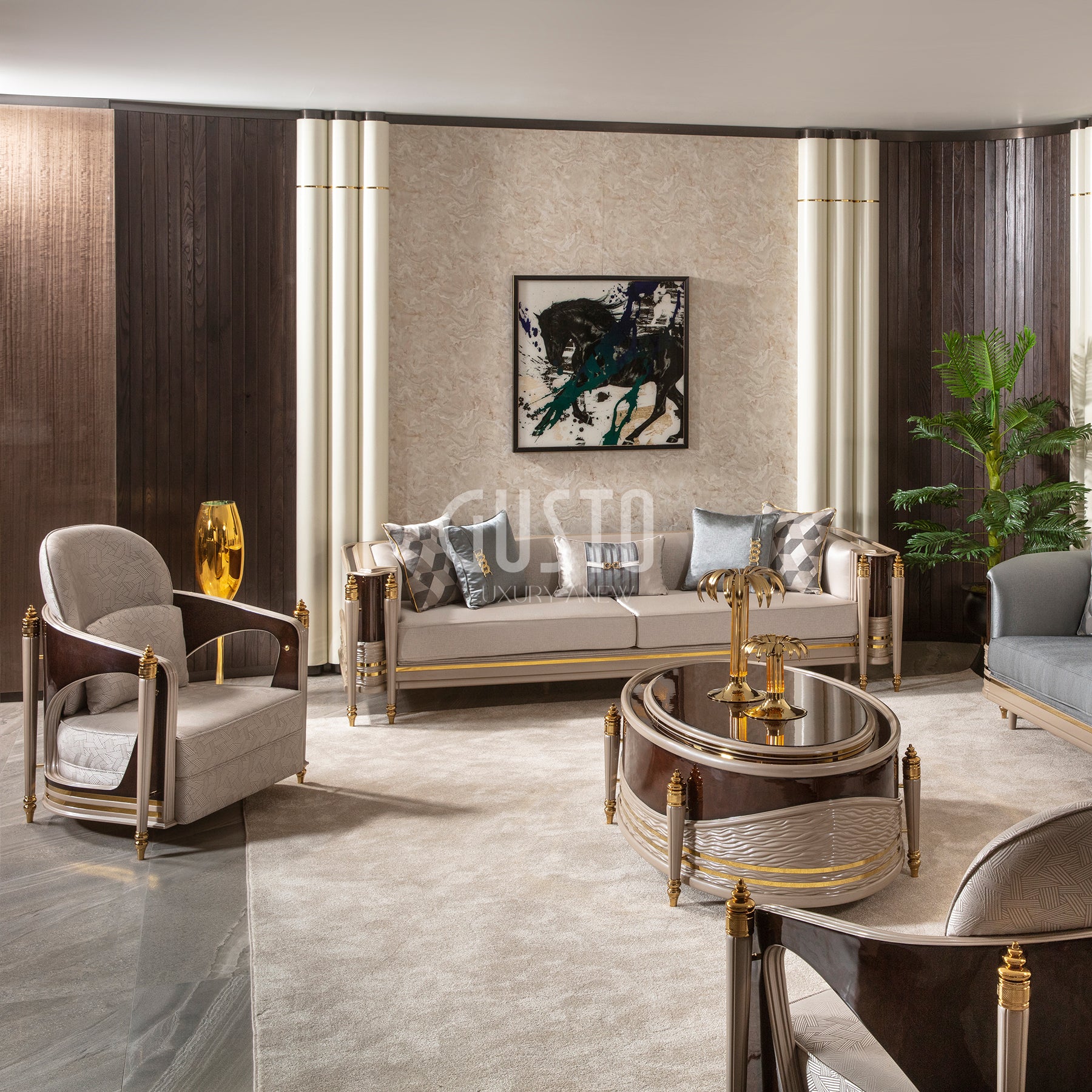 Montaro Crown Living Set