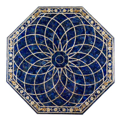 Pietra Dura Octagon – Lapis Celeste
