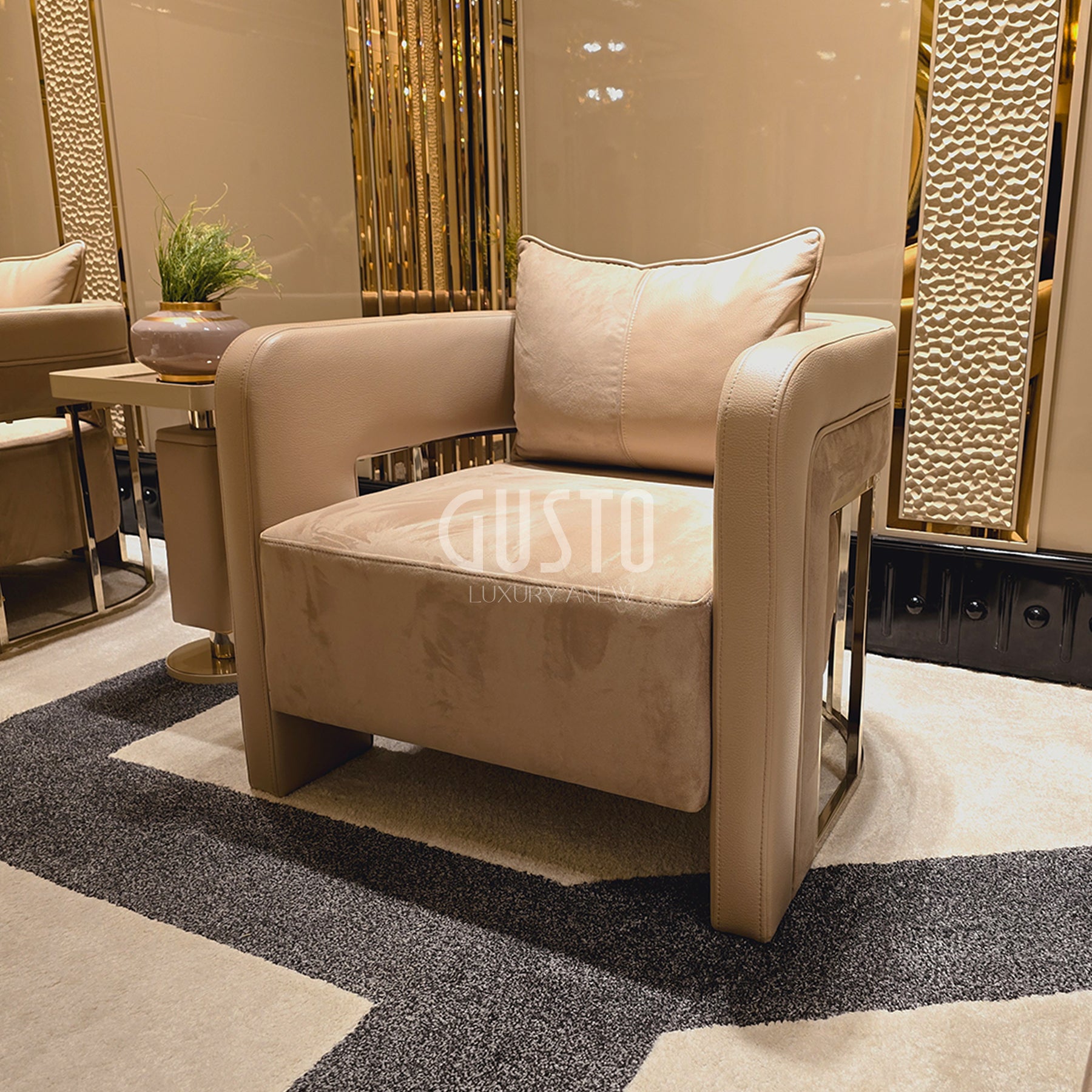 Capri Luxe Sofa Set – Contemporary Elegance in Soft Neutrals