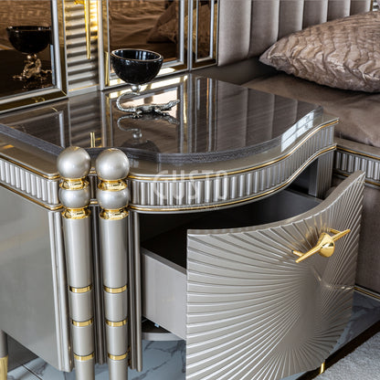 Regalia Luxe Bedroom Set – Sophisticated Comfort & Timeless Elegance