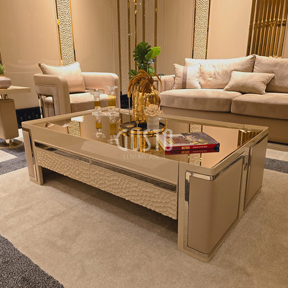 Capri Luxe Sofa Set – Contemporary Elegance in Soft Neutrals