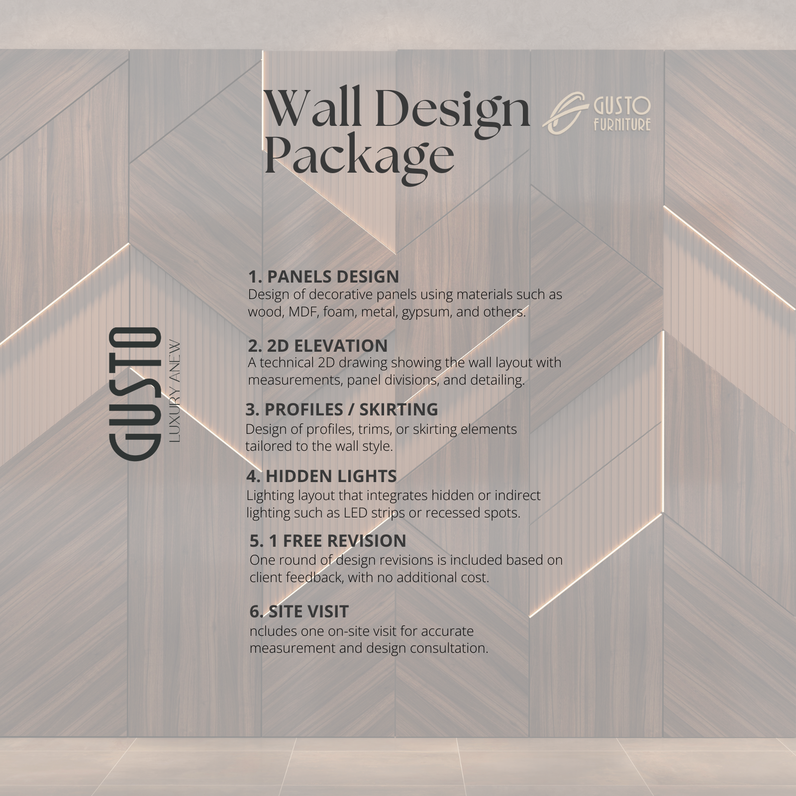 Wall Design Package (Per Wall)