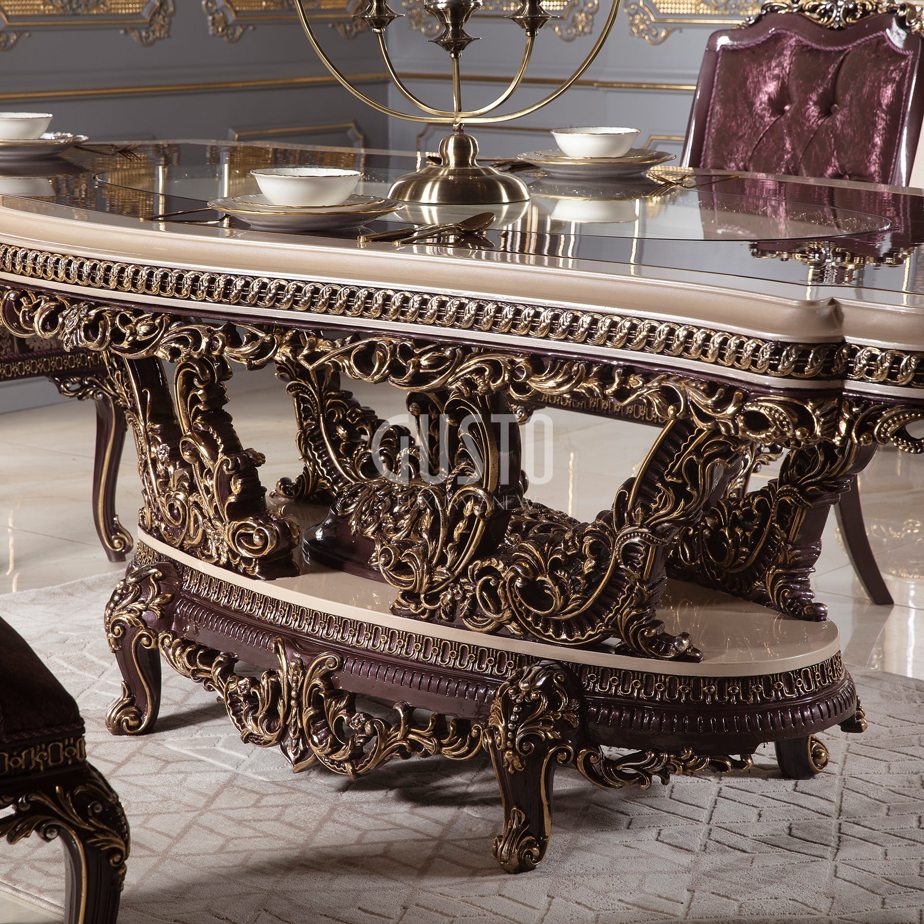 Versailles Royale Dining Set – Majestic Elegance & Exquisite Craftsmanship