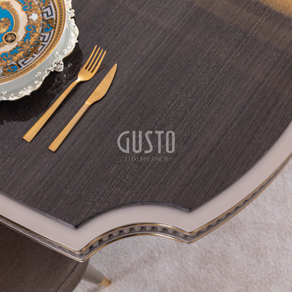 Regalia Luxe Dining Set – Opulent Detailing & Timeless Elegance