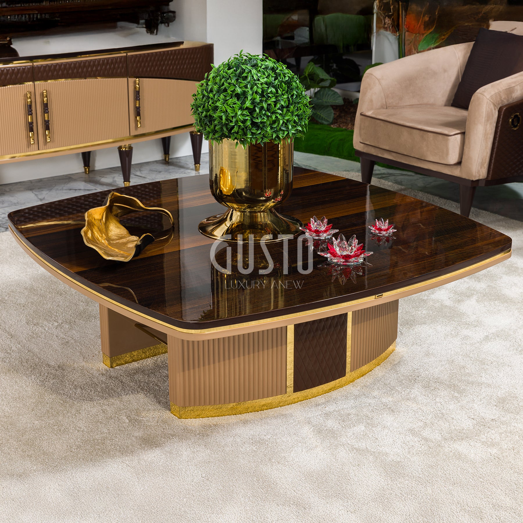 Monarch Modern Luxury Sofa Set