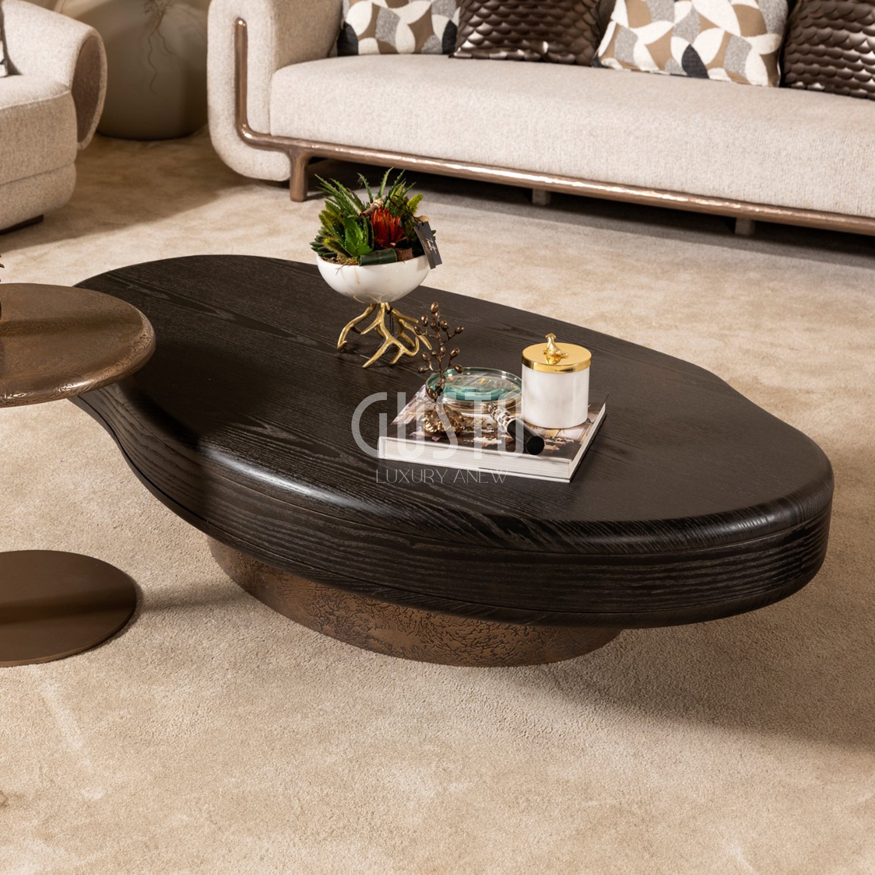 Arcadia Curve Modern Luxury Sofa Set