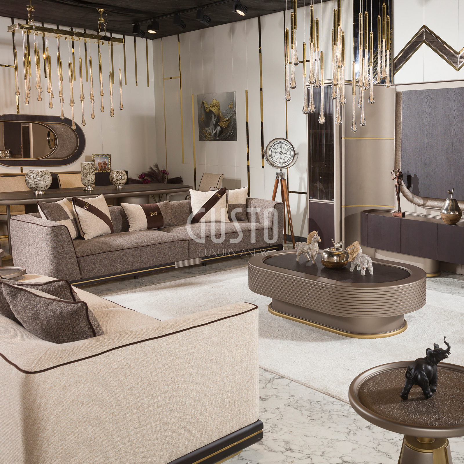 Valenza Modern Luxury Sofa Set