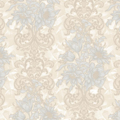 Gusto Wallpaper 7805 Serie | Floral detailed Rococo damask pattern wallpaper