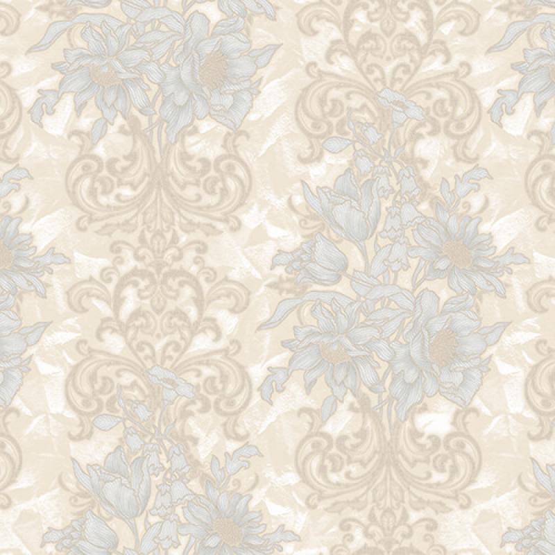 Gusto Wallpaper 7805 Serie | Floral detailed Rococo damask pattern wallpaper