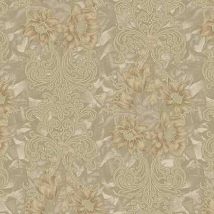Gusto Wallpaper 7805 Serie | Floral detailed Rococo damask pattern wallpaper