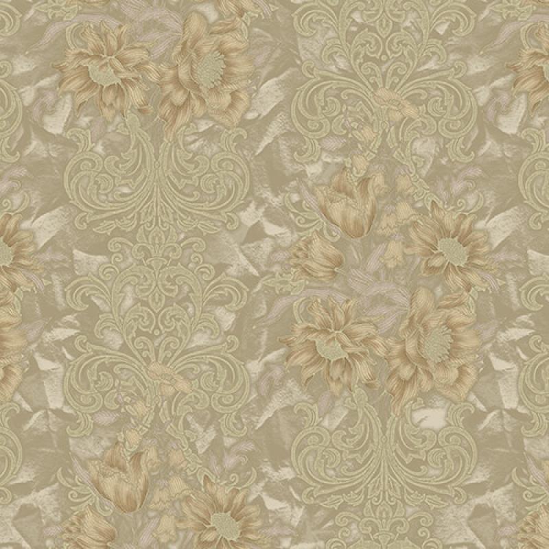 Gusto Wallpaper 7805 Serie | Floral detailed Rococo damask pattern wallpaper