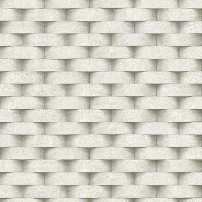 Gusto Wallpaper 7814 Serie | 3D Rounded brick wall pattern wallpaper