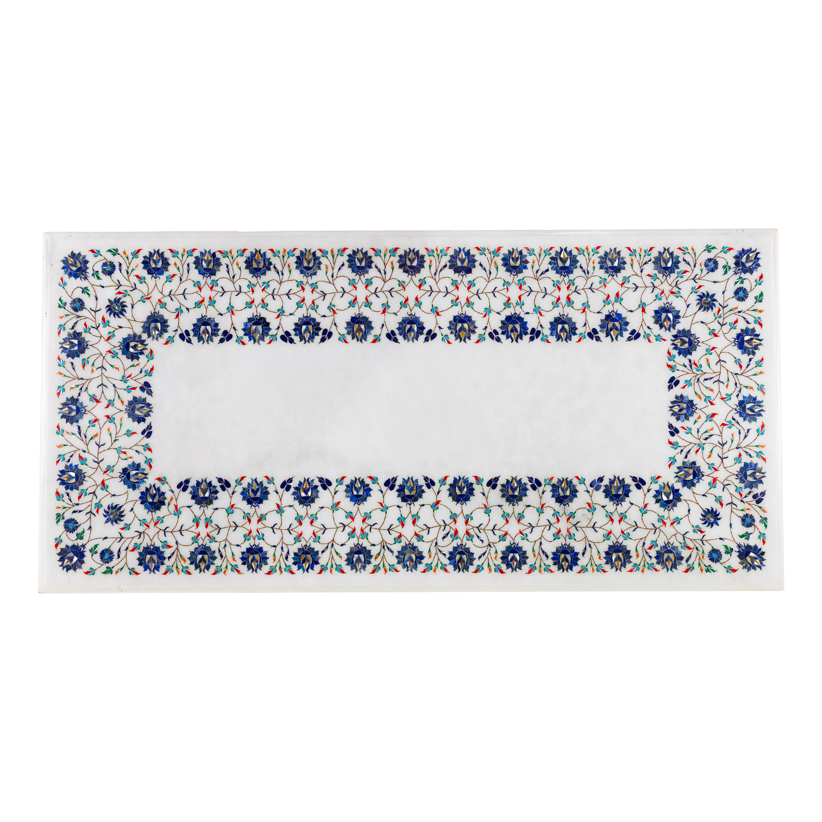Pietra Dura Table – Blue Blossom Border