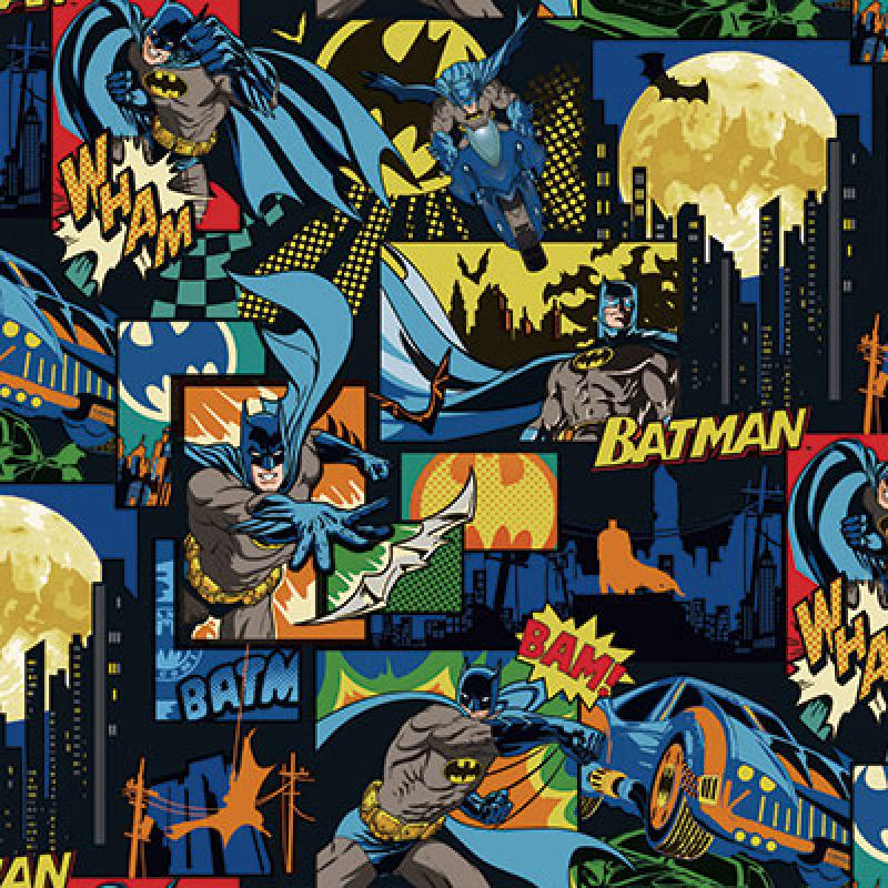 Gusto Wallpaper 8917 Serie | Batman Figures and Dark Colored Wallpaper