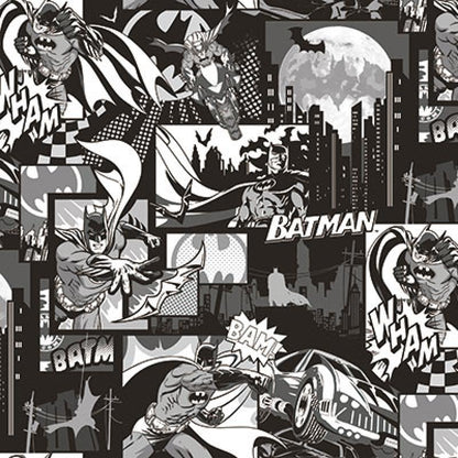 Gusto Wallpaper 8917 Serie | Batman Figures and Dark Colored Wallpaper