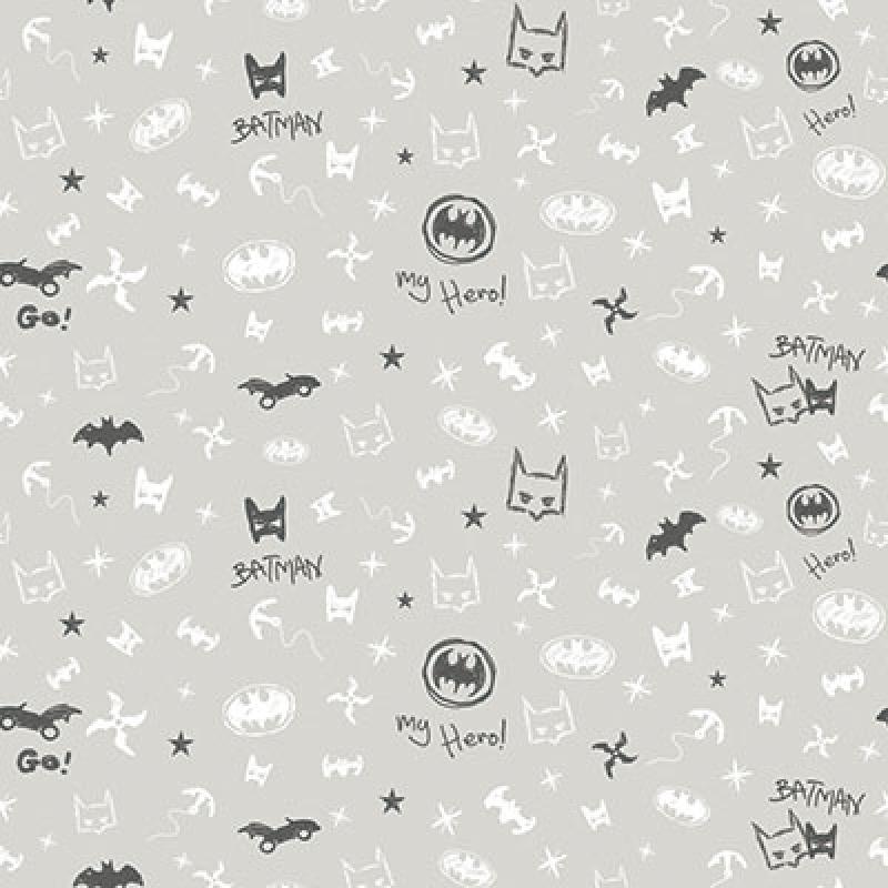 Gusto Wallpaper 8920 Serie | Night Glowing Batman Logos Wallpaper