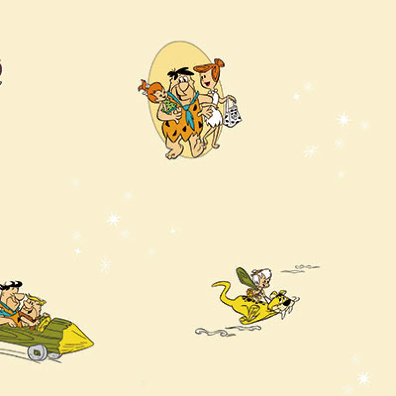 Gusto Wallpaper 8923 Serie | Flintstones Cartoon Themed Wallpaper