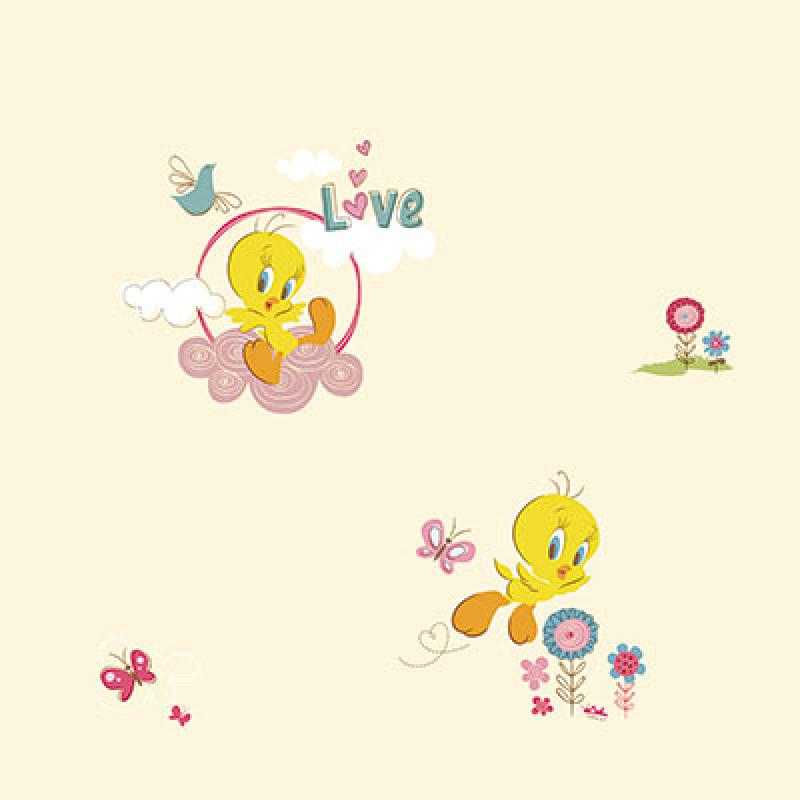 Gusto Wallpaper 8931 Serie | Wallpaper design with Tweety bird