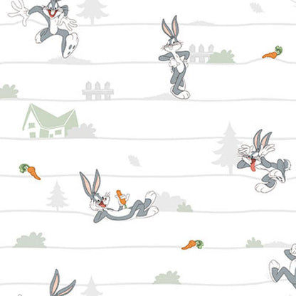 Gusto Wallpaper 8934 Serie | Wallpaper with Bugs Bunny Cartoon Character