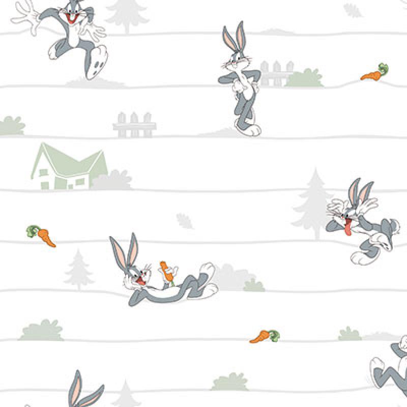 Gusto Wallpaper 8934 Serie | Wallpaper with Bugs Bunny Cartoon Character