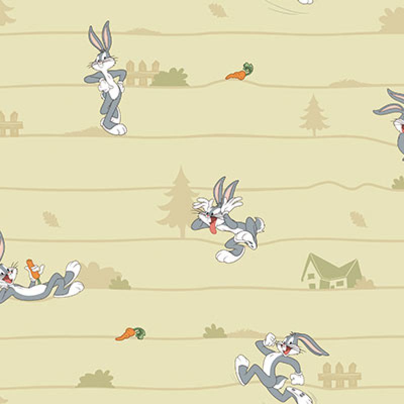 Gusto Wallpaper 8934 Serie | Wallpaper with Bugs Bunny Cartoon Character