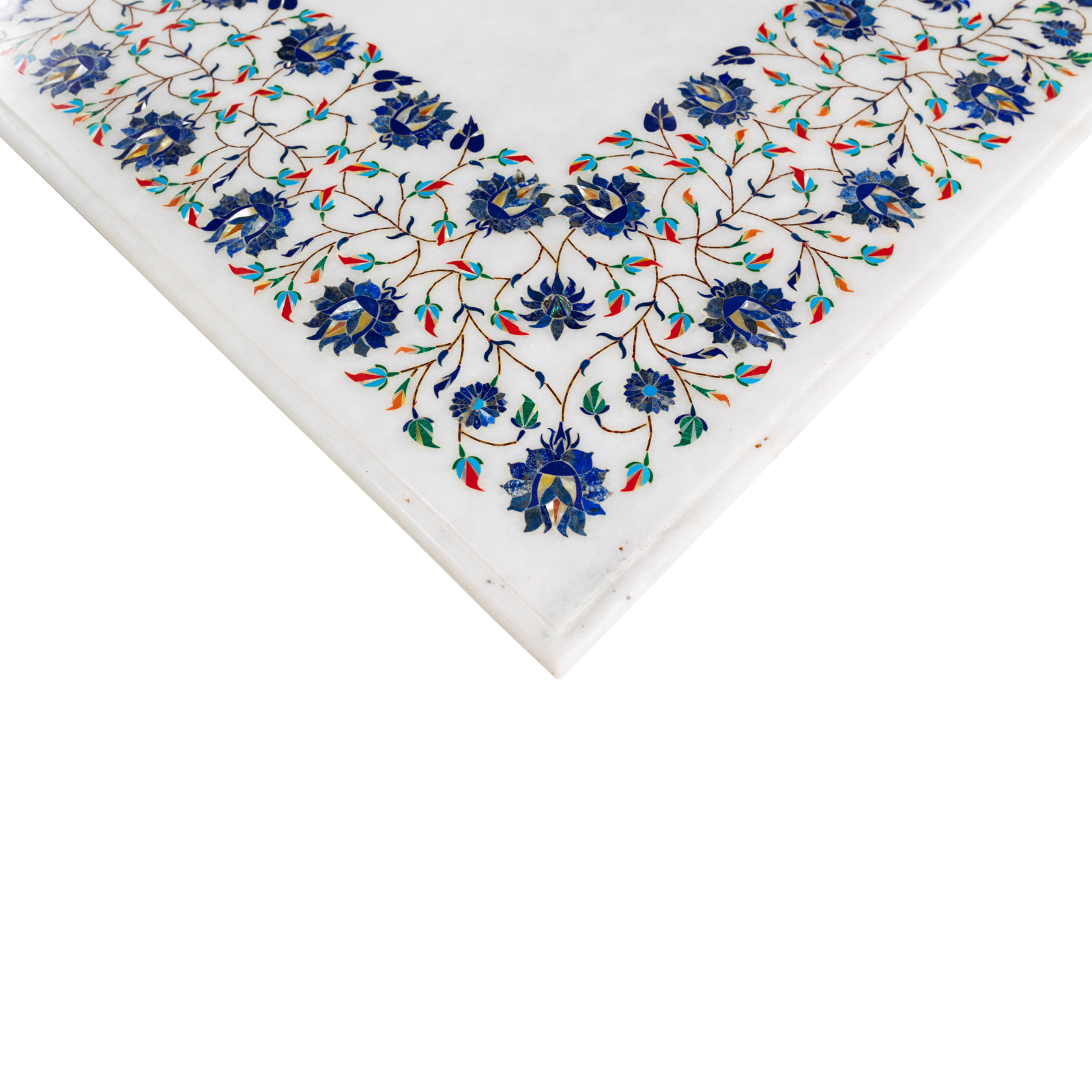 Pietra Dura Table – Blue Blossom Border