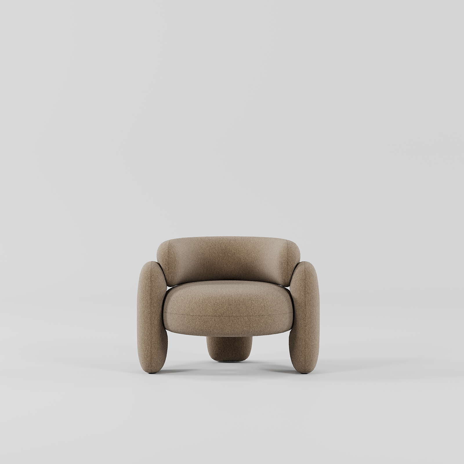 Lino Armchair Brown By Gusto