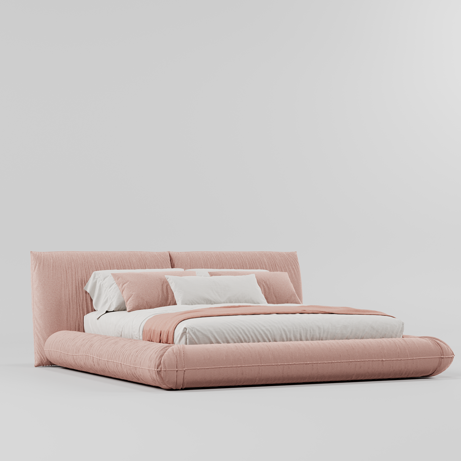 Lusso Bed Pink By Gusto